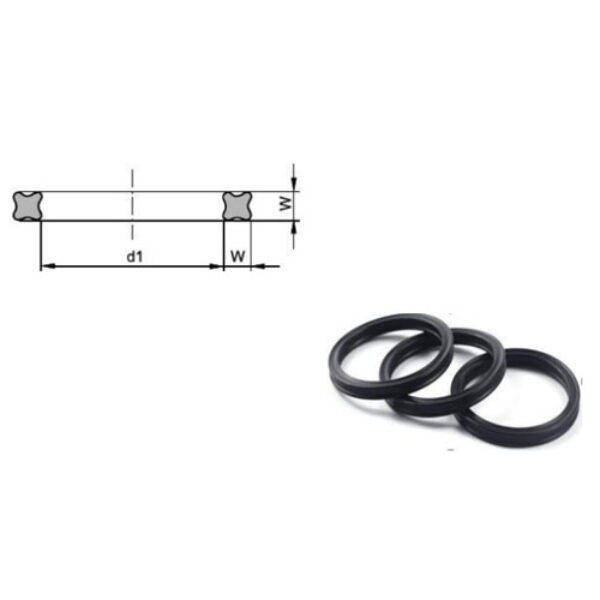 Rubber X Ring